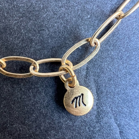 Madewell Gold Paperclip Chain Short Necklace - Picture 2 of 4